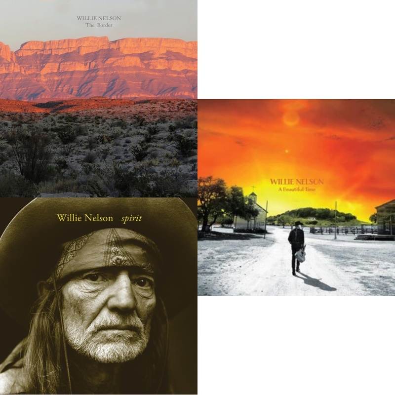 Willie Nelson – Border & Spirit (180G) & Beautiful Time – LP Vinyl Bundle