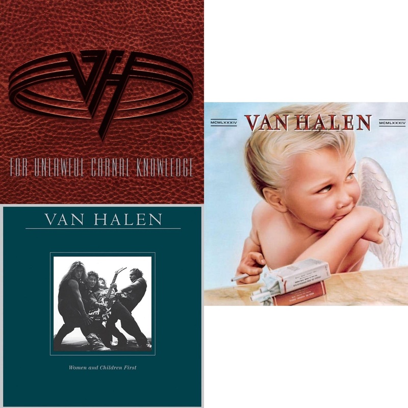 Van Halen – For Unlawful Carnal Knowledge (2LP/Blu-Ray/2CD) & Women & Children First & 1984
