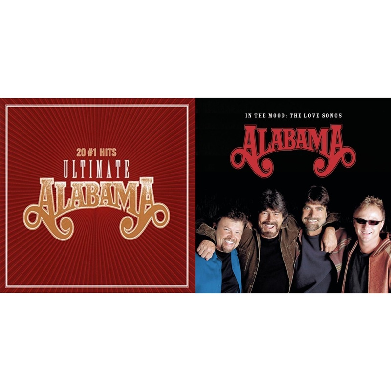 Alabama – Ultimate Alabama: 20 Number 1 Hits & In Mood: Love Songs – CD Bundle