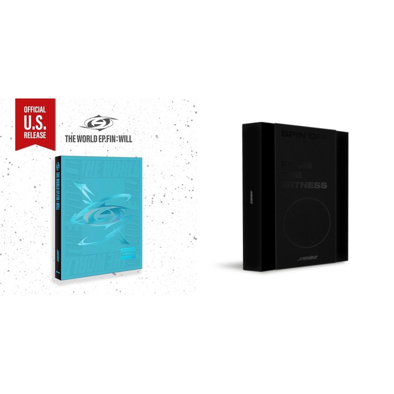Ateez – World Ep.Fin : Will – (Z Ver.) (Us Basic) & Spin Off : From The Witness (Witness Version) (Limited) – CD Bundle
