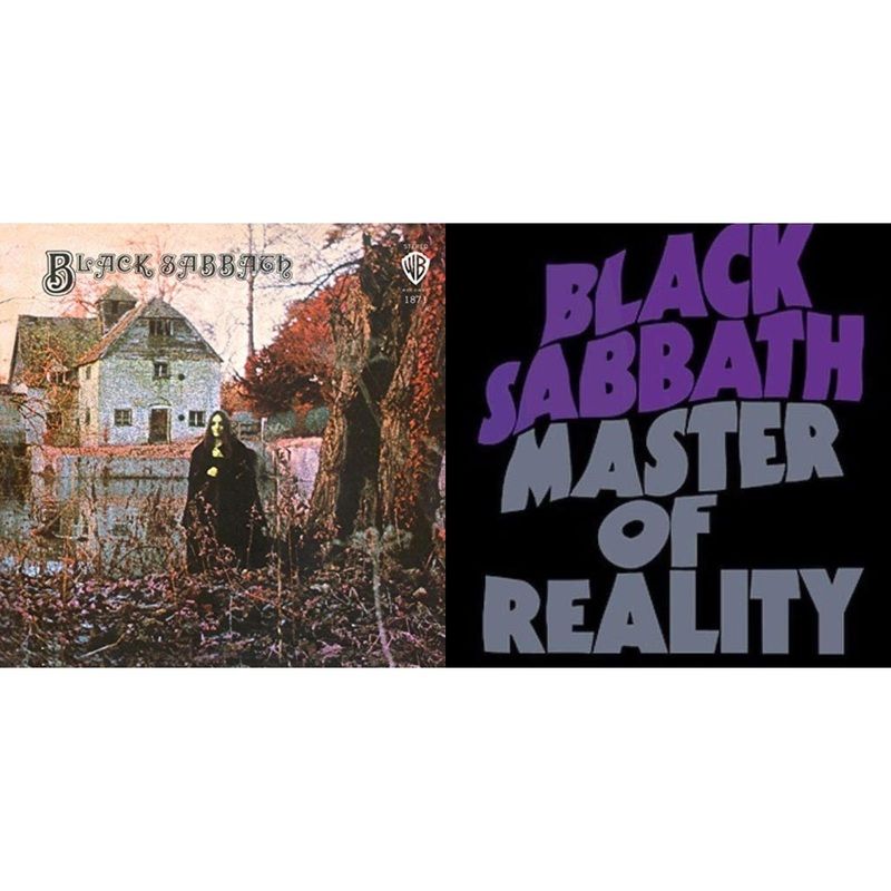 Black Sabbath – Black Sabbath (180G) & Master Of Reality – LP Vinyl Bundle