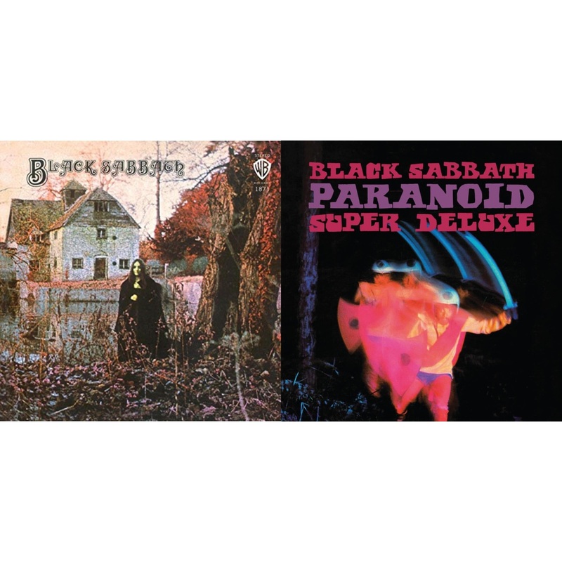 Black Sabbath – Black Sabbath (180G) & Paranoid (Deluxe Edition) – LP Vinyl Bundle