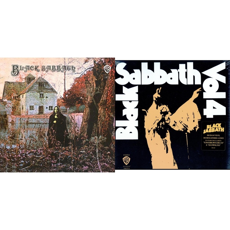 Black Sabbath – Black Sabbath (180G) & Vol. 4 (180G) – LP Vinyl Bundle