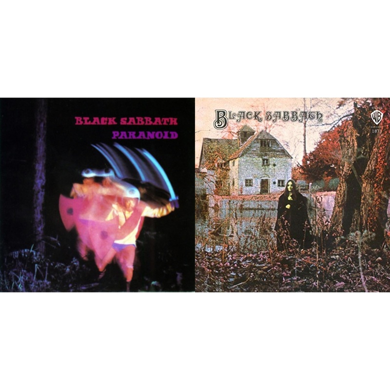 Black Sabbath – Paranoid & Black Sabbath (180G) – LP Vinyl Bundle