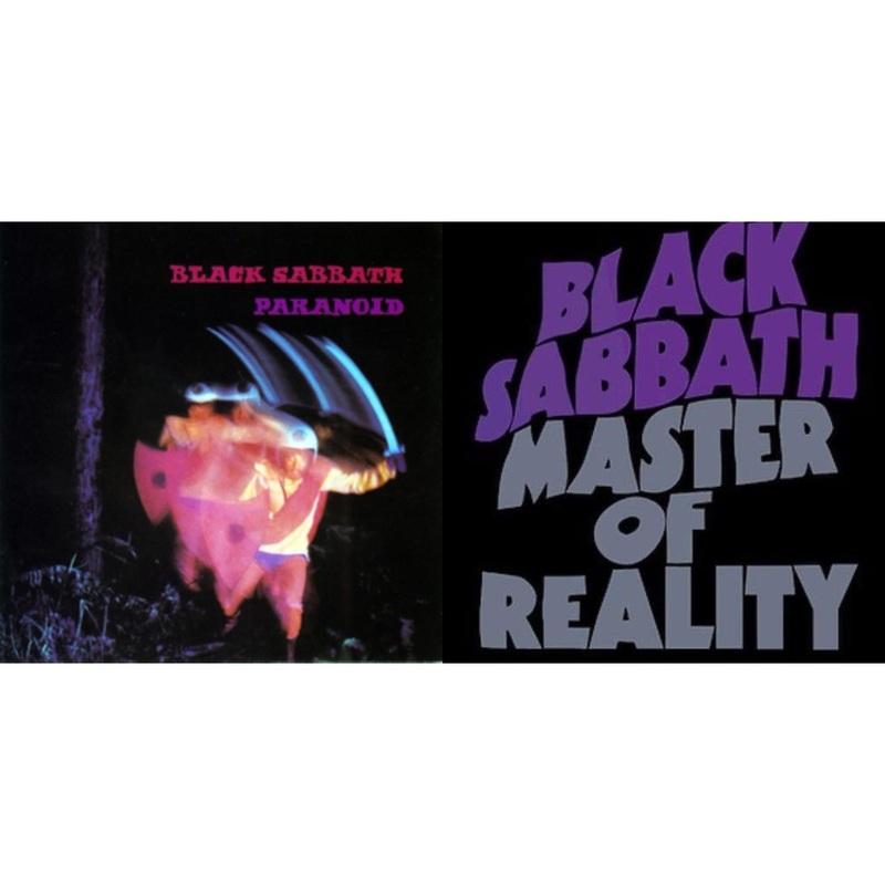 Black Sabbath – Paranoid & Master Of Reality – LP Vinyl Bundle