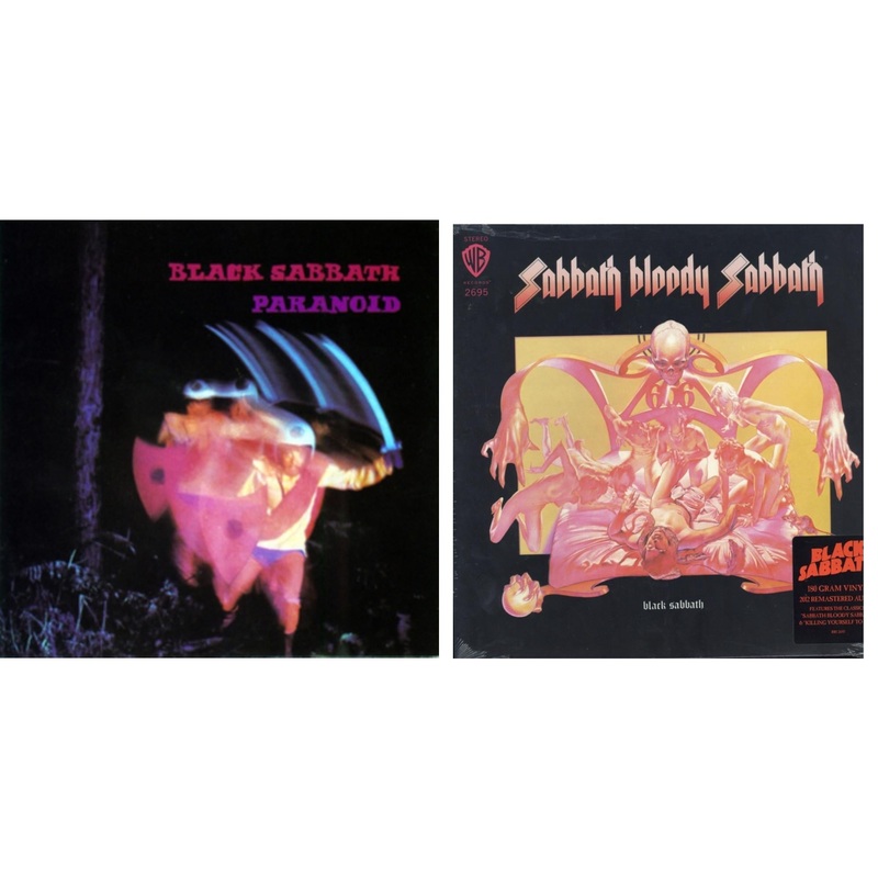Black Sabbath – Paranoid & Sabbath Bloody Sabbath (180G) – LP Vinyl Bundle