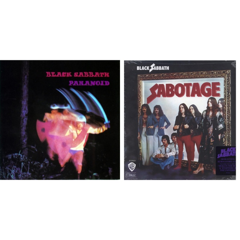 Black Sabbath – Paranoid & Sabotage (180G) – LP Vinyl Bundle