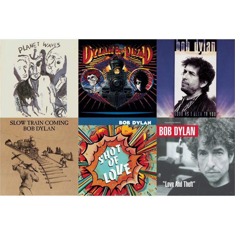 Bob Dylan – Planet Waves & Dylan & The Dead & Good As I Been To You & Slow Train Coming & Shot Of Love & Love & Theft – CD Bundle