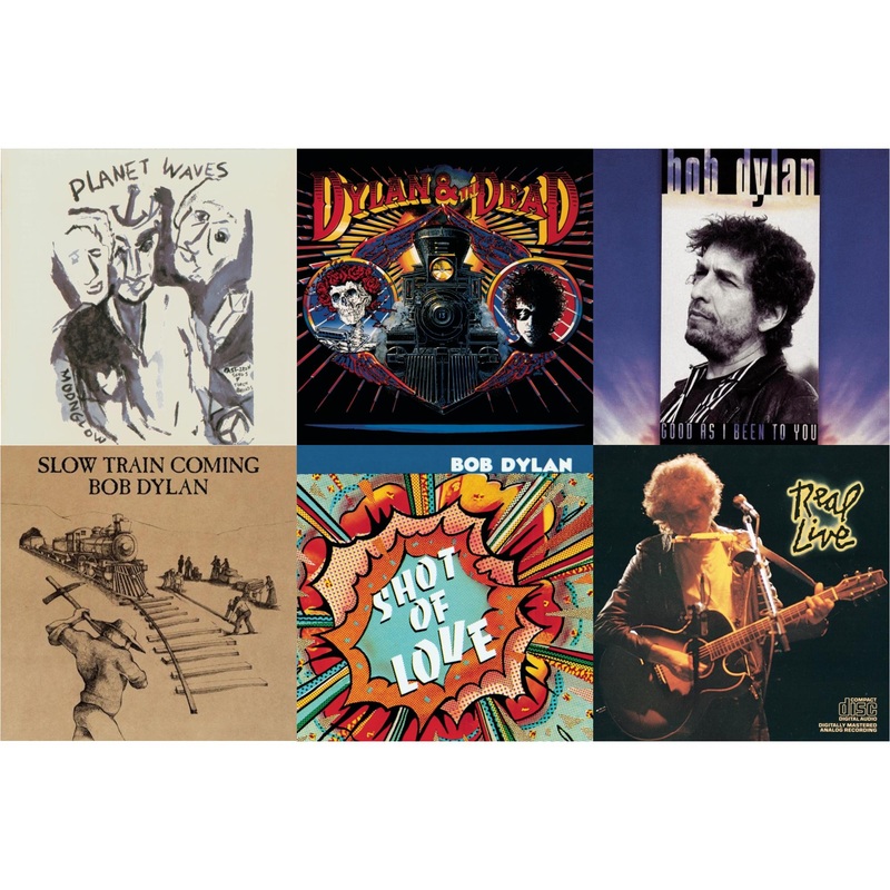 Bob Dylan – Planet Waves & Dylan & The Dead & Good As I Been To You & Slow Train Coming & Shot Of Love & Real Live – CD Bundle