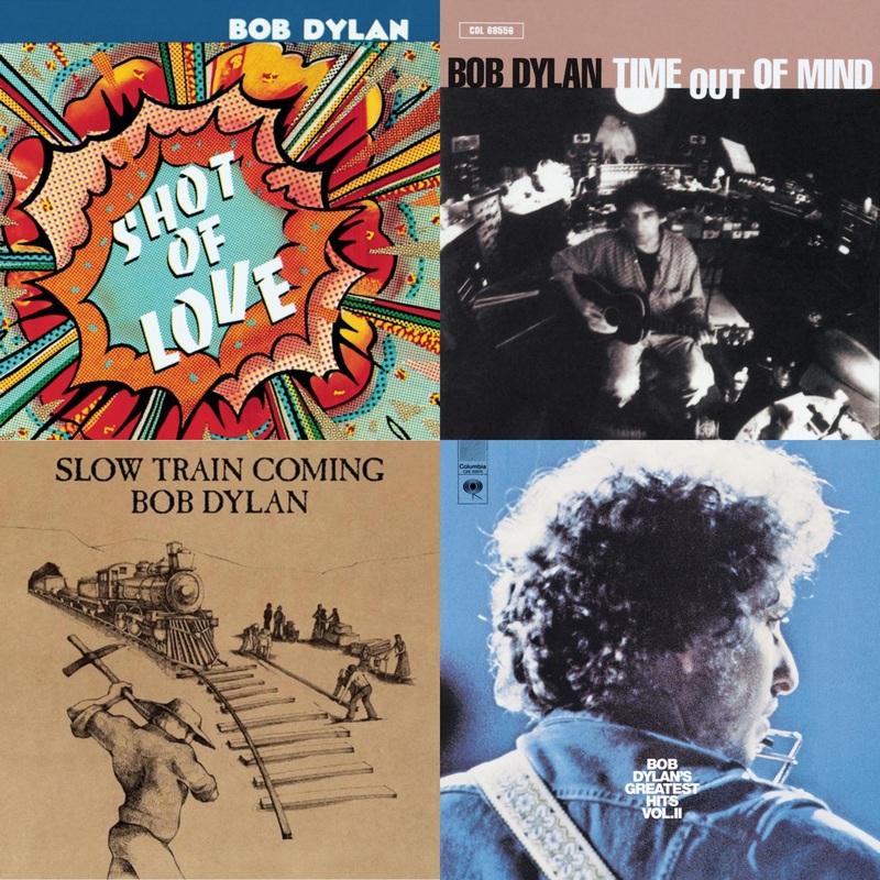Bob Dylan – Shot Of Love & Time Out Of Mind & Slow Train Coming & Greatest Hits Vol.2 – CD Bundle