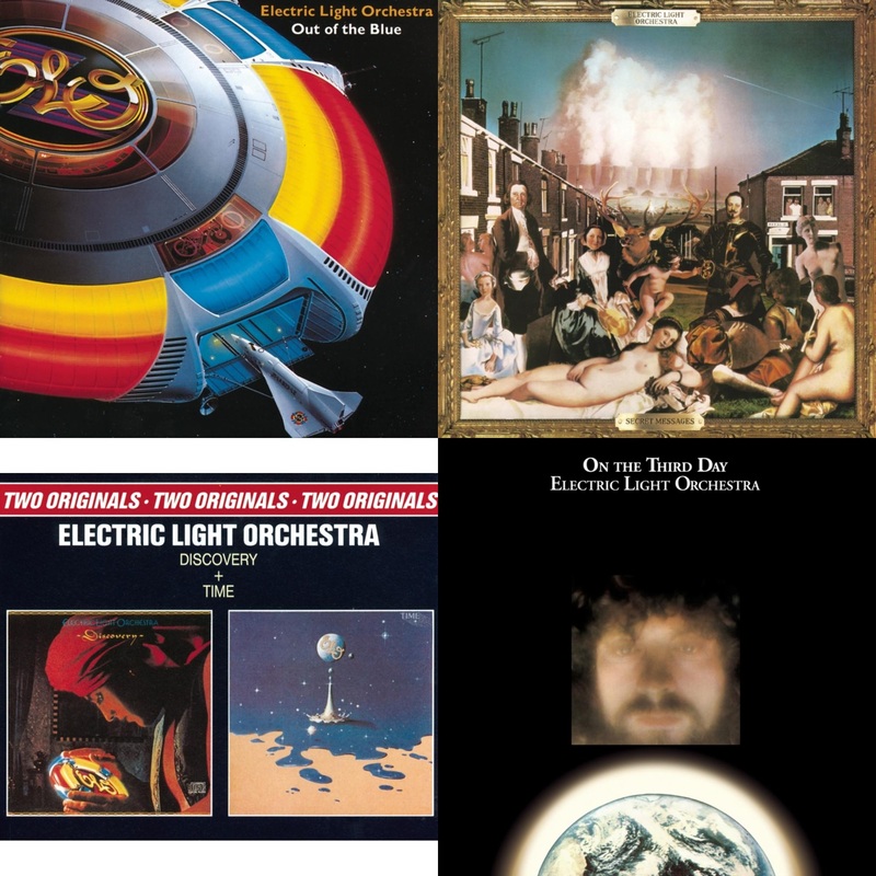 Electric Light Orchestra – Out Of The Blue & Secret Messages & Discovery & On The Third Day – CD Bundle
