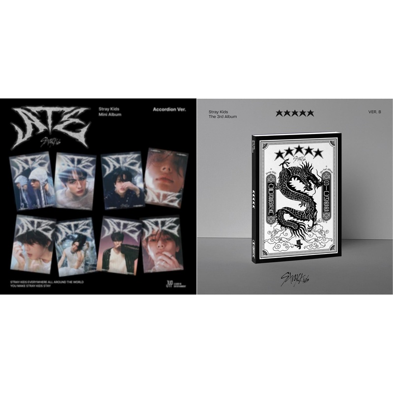 Stray Kids – Ate (Accordion Ver.) & 5-Star (Ver. B) – CD Bundle