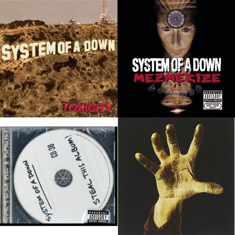 System Of A Down – Toxicity & Mezmerize & Steal This Album & System Of A Down – CD Bundle