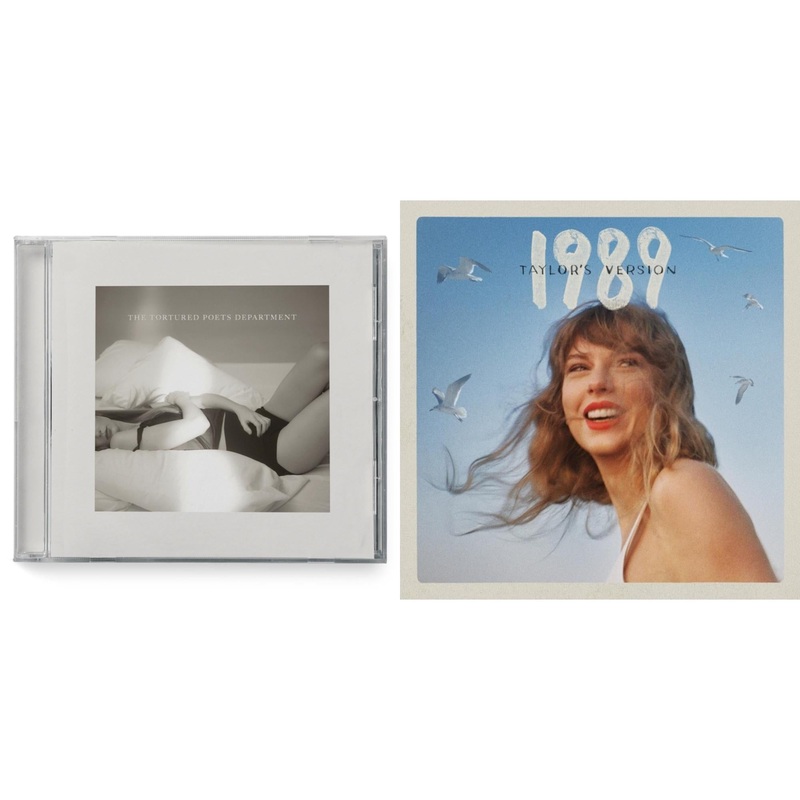 Taylor Swift – Tortured Poets Department(X) (Manuscript- Bonus Track) & 1989 (Taylor’s Version) – CD Bundle