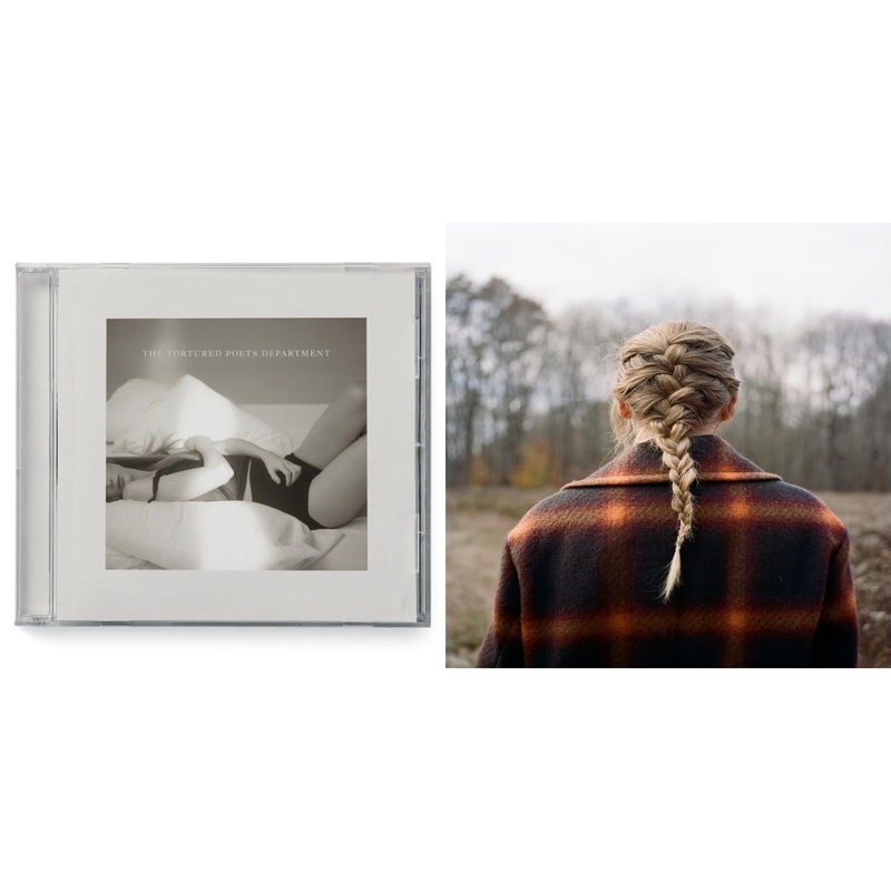 Taylor Swift – Tortured Poets Department(X) (Manuscript- Bonus Track) & Evermore (X) – CD Bundle