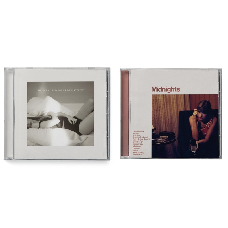 Taylor Swift – Tortured Poets Department(X) (Manuscript- Bonus Track) & Midnights (X) (Blood Moon CD)