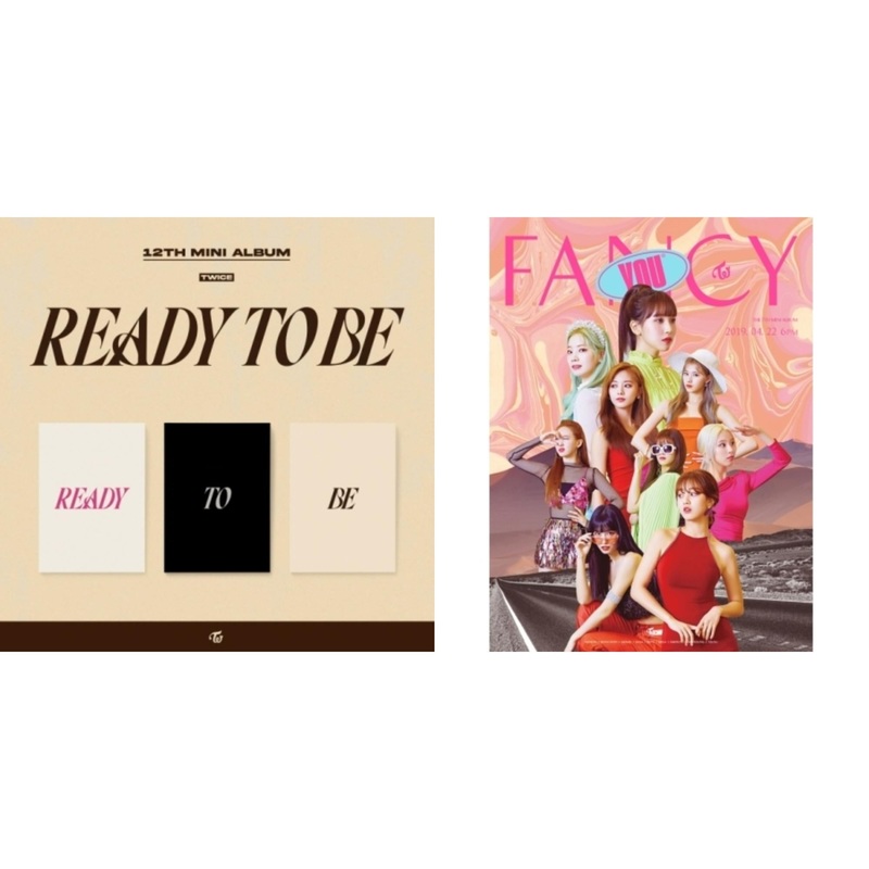 Twice – Ready To Be (12Th Mini Album) & Fancy You (7Th Album) – CD Bundle