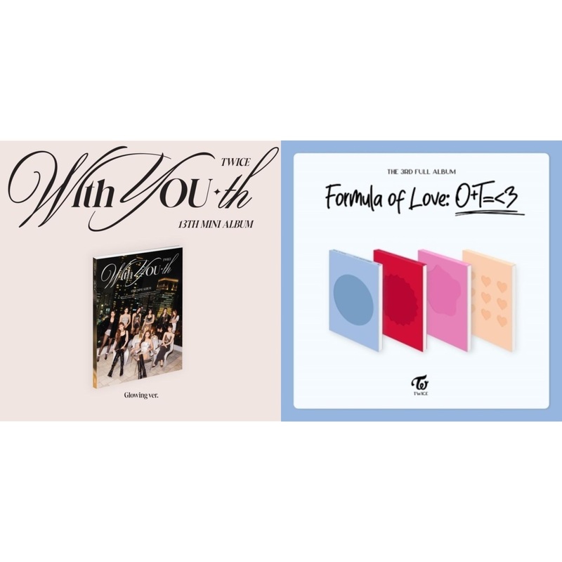 Twice – With You-Th (Glowing Ver.) & Formula Of Love: O+T=<3 - CD Bundle