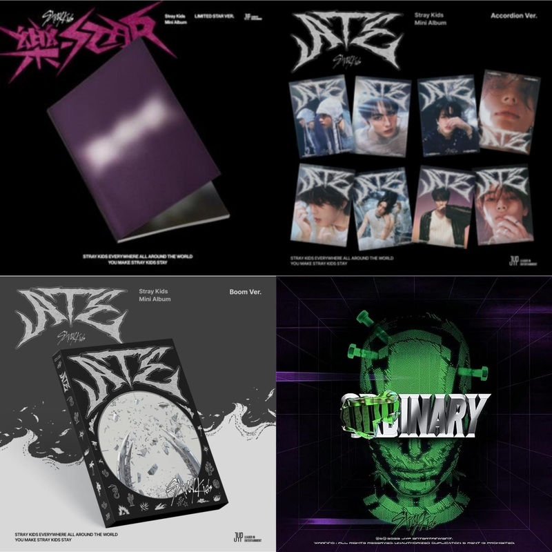Stray Kids – Rock-Star (Limited Star Ver.) & Ate (Accordion Ver.) & Ate (Boom Ver.) & Oddinary (Scanning Version/Mask Off Version/Normal Edition) – CD Bundle