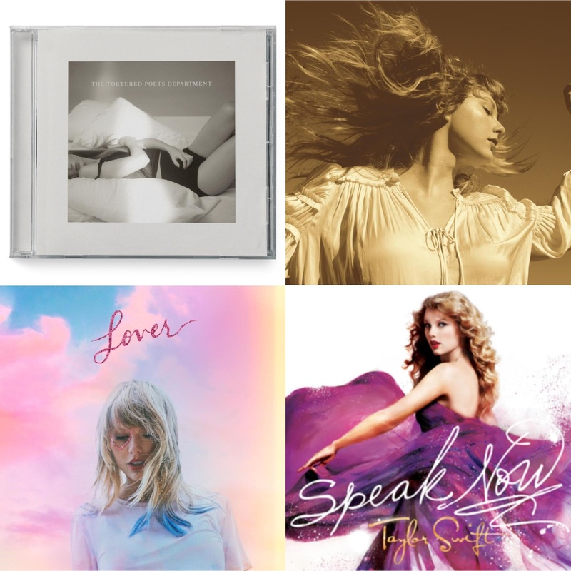 Taylor Swift – Tortured Poets Department(X) (Manuscript- Bonus Track) & Fearless (Taylor’s Version) (2CD) & Lover (Deluxe) (Version 4) & Speak Now