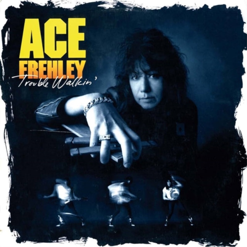 Ace Frehley – Trouble Walkin (Oxblood Red Hide Your Heart Swirl LP Vinyl)