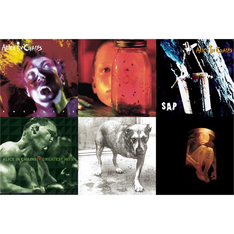 Alice In Chains – Facelift & Jar Of Flies & Sap & Greatest Hits & Alice In Chains & Nothing Safe: Best Of The Box – CD Bundle