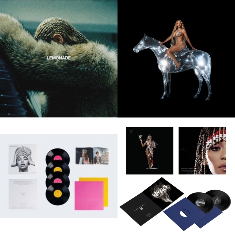 Beyonce – Lemonade (Limited 180G Yellow LP Vinyl/Dl Card Includes Audio & Video) & Renaissance (X) (180G/2LP) & Homecoming: The Live Album (4LP/Slipcase Jacket/Booklet) & B’day (2LP/180G)