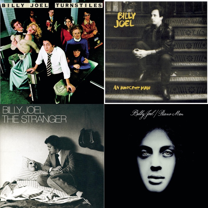 Billy Joel – Turnstiles & An Innocent Man & Stranger & Piano Man – CD Bundle