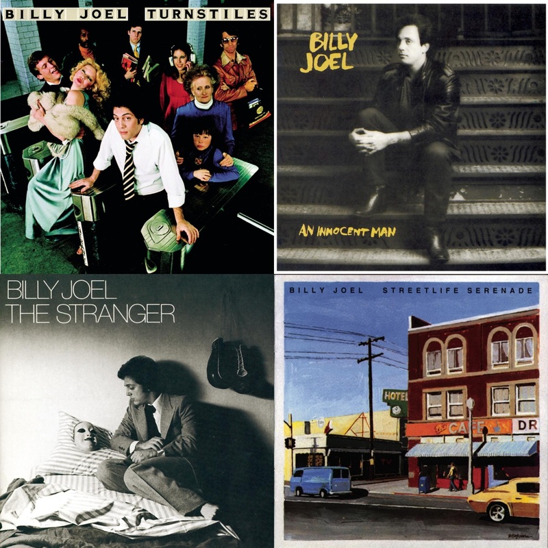 Billy Joel – Turnstiles & An Innocent Man & Stranger & Streetlife Serenade – CD Bundle