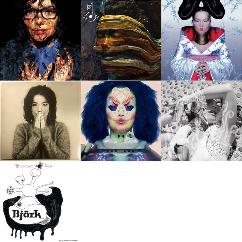 Bjork – Selma Songs & Bastards: Remix & Homogenic & Debut & Utopia & Vespertine & Greatest Hits – LP Vinyl Bundle
