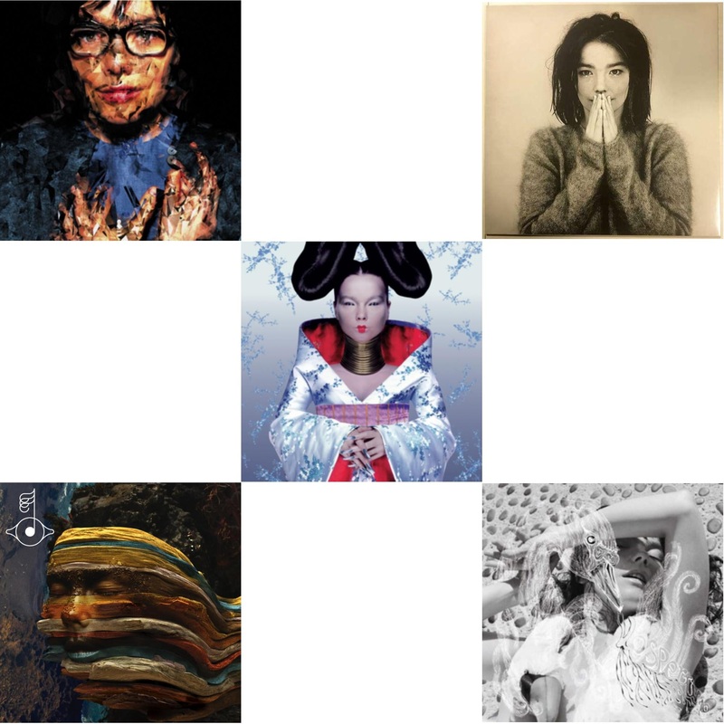 Bjork – Selma Songs & Bastards: Remix & Homogenic & Debut & Vespertine – LP Vinyl Bundle