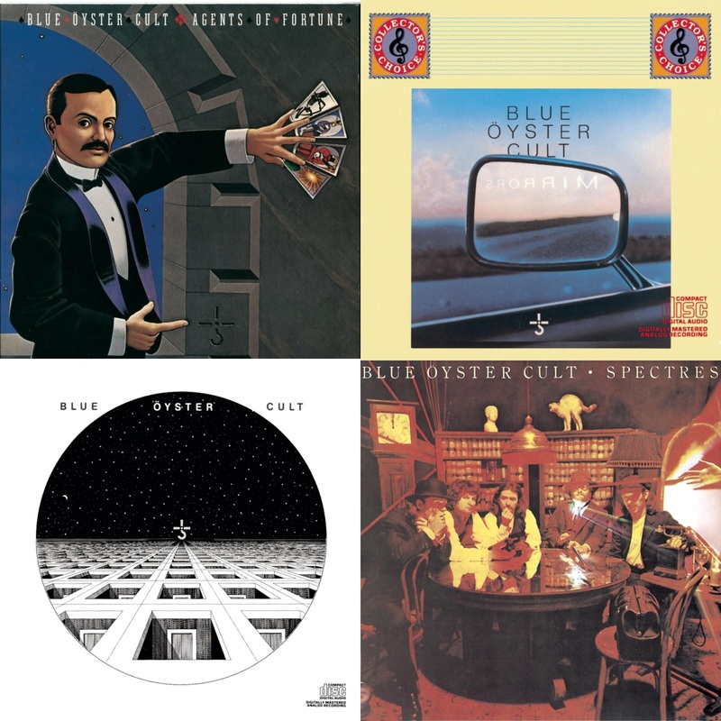 Blue Oyster Cult – Agents Of Fortune & Mirrors & Blue Oyster Cult & Spectres – CD Bundle