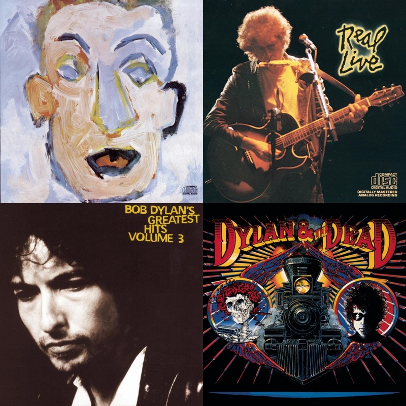 Bob Dylan – Self Portrait & Real Live & Greatest Hits Vol.3 & Dylan & The Dead – CD Bundle