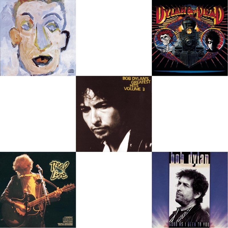Bob Dylan – Self Portrait & Real Live & Greatest Hits Vol.3 & Dylan & The Dead & Good As I Been To You – CD Bundle