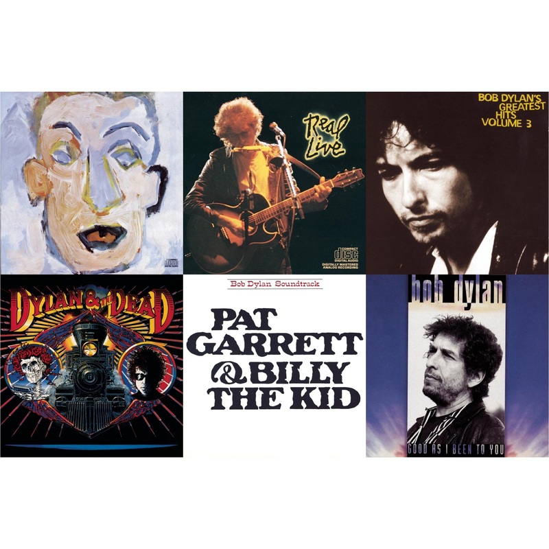 Bob Dylan – Self Portrait & Real Live & Greatest Hits Vol.3 & Dylan & The Dead & Pat Garrett & Billy The Kid & Good As I Been To You – CD Bundle