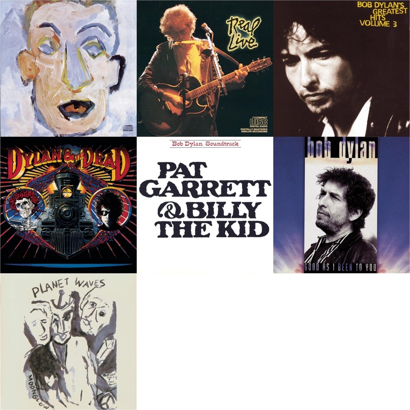 Bob Dylan – Self Portrait & Real Live & Greatest Hits Vol.3 & Dylan & The Dead & Pat Garrett & Billy The Kid & Good As I Been To You & Planet Waves – CD Bundle