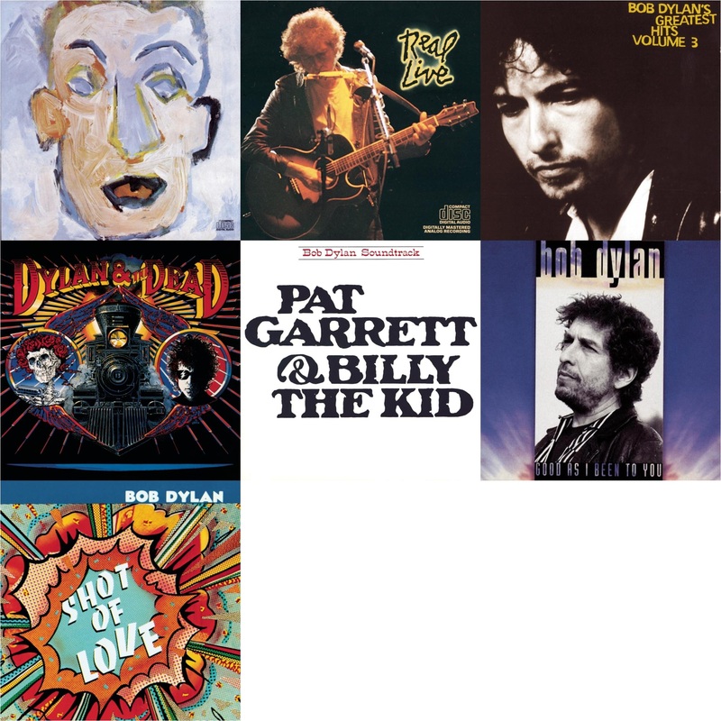Bob Dylan – Self Portrait & Real Live & Greatest Hits Vol.3 & Dylan & The Dead & Pat Garrett & Billy The Kid & Good As I Been To You & Shot Of Love – CD Bundle