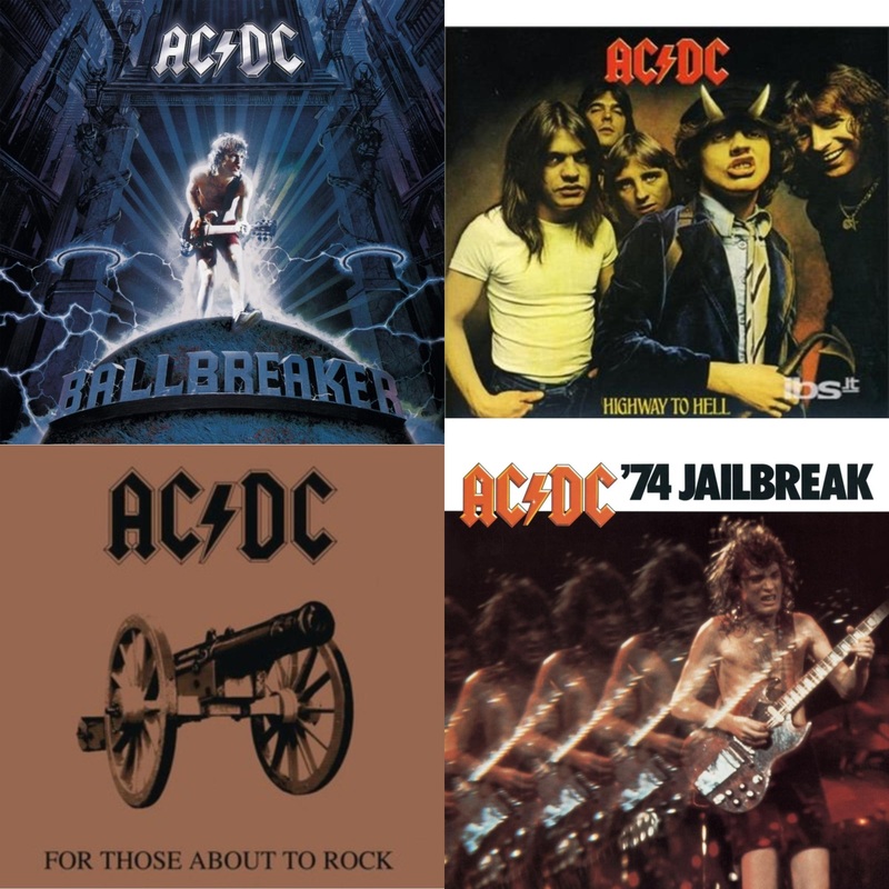 Ac/Dc – Ballbreaker & Highway To Hell & For Those About To Rock & 74 Jailbreak – CD Bundle