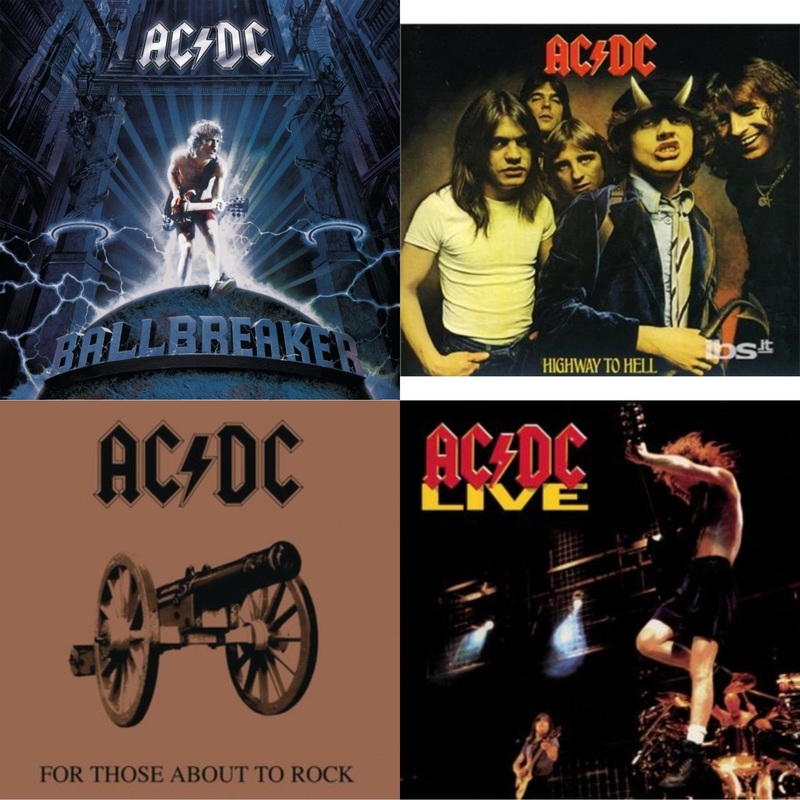 Ac/Dc – Ballbreaker & Highway To Hell & For Those About To Rock & Live – CD Bundle