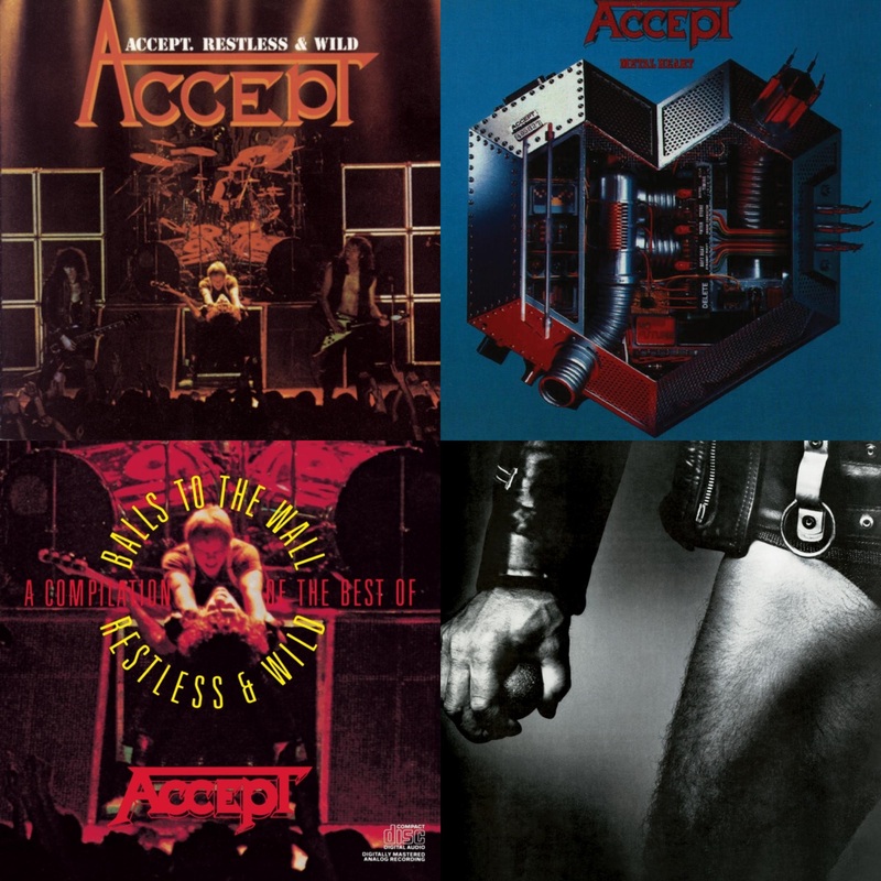 Accept – Restless & Wild & Metal Heart & Compilation Best Of Balls To Wall / Restless & Wild & Balls To The Wall – CD Bundle
