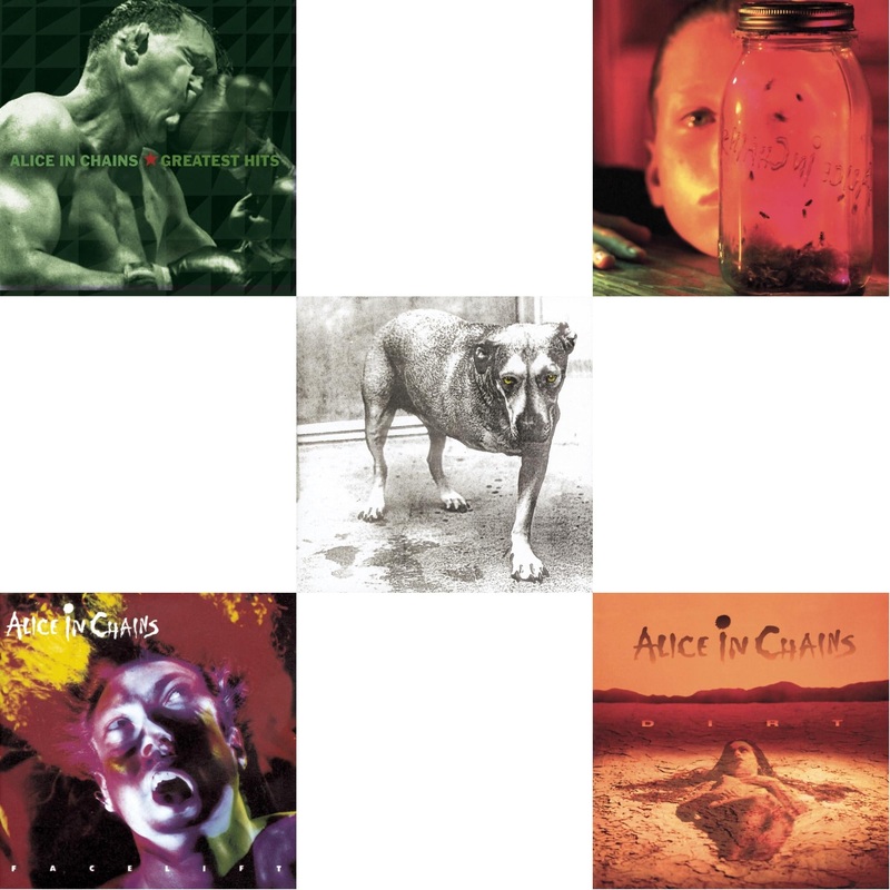 Alice In Chains – Greatest Hits & Facelift & Alice In Chains & Jar Of Flies & Dirt – CD Bundle