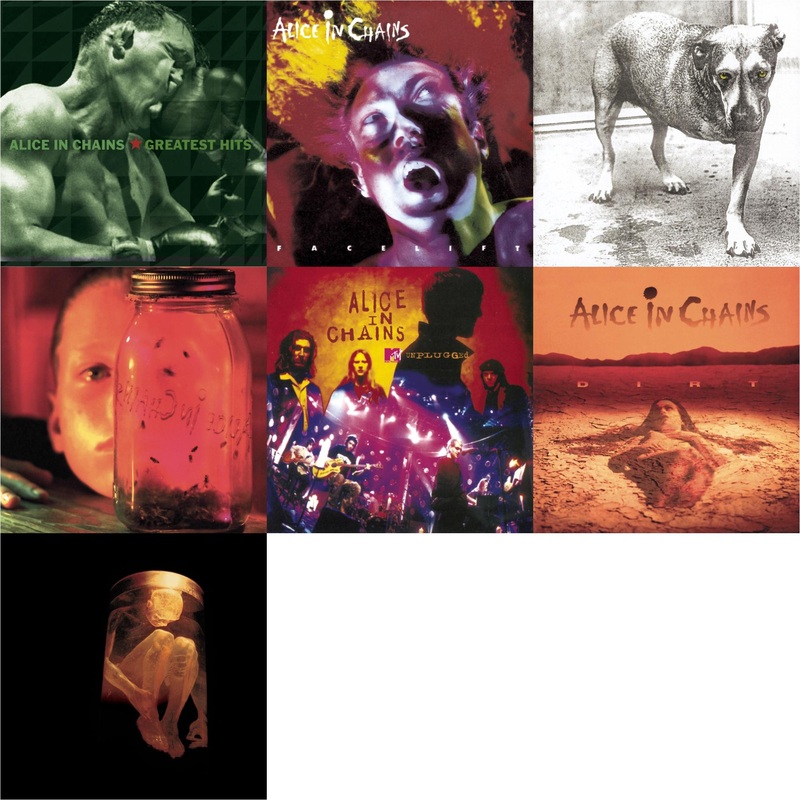 Alice In Chains – Greatest Hits & Facelift & Alice In Chains & Jar Of Flies & Unplugged & Dirt & Nothing Safe: Best Of The Box – CD Bundle