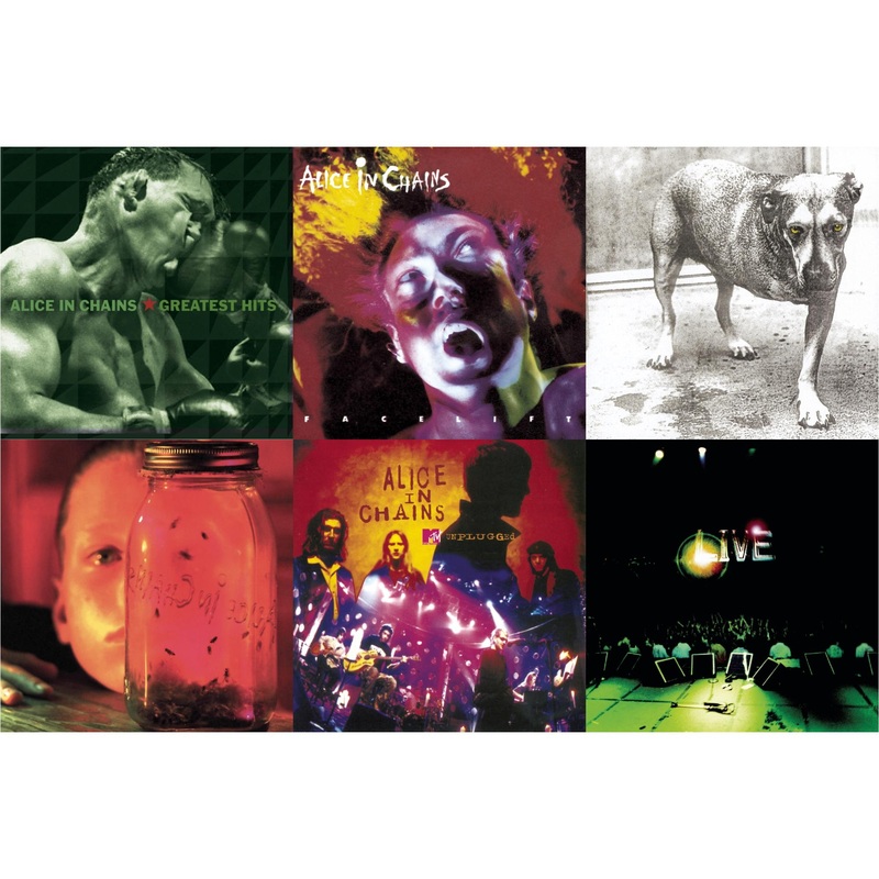 Alice In Chains – Greatest Hits & Facelift & Alice In Chains & Jar Of Flies & Unplugged & Live – CD Bundle