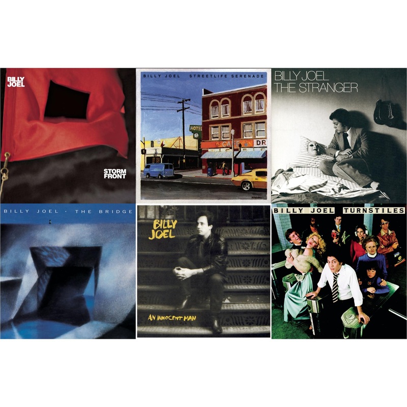 Billy Joel – Stormfront & Streetlife Serenade & Stranger & Bridge & An Innocent Man & Turnstiles – CD Bundle