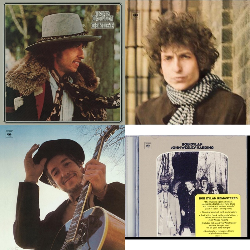 Bob Dylan – Desire & Blonde On Blonde & Nashville Skyline & John Wesley Harding – CD Bundle