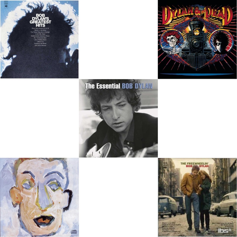 Bob Dylan – Greatest Hits Vol.1 & Self Portrait & Essential Bob Dylan & Dylan & The Dead & Freewheelin Bob Dylan – CD Bundle