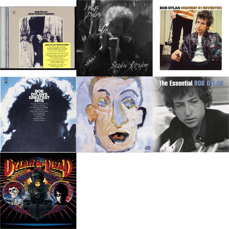Bob Dylan – John Wesley Harding & Shadow Kingdom & Highway 61 Revisited & Greatest Hits Vol.1 & Self Portrait & Essential Bob Dylan & Dylan & The Dead – CD Bundle