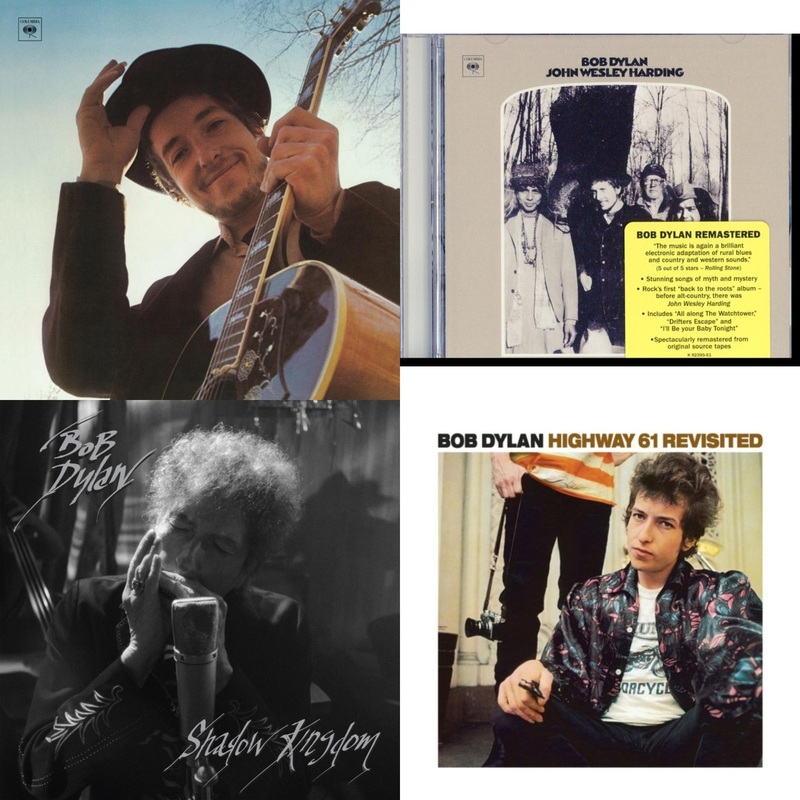 Bob Dylan – Nashville Skyline & John Wesley Harding & Shadow Kingdom & Highway 61 Revisited – CD Bundle