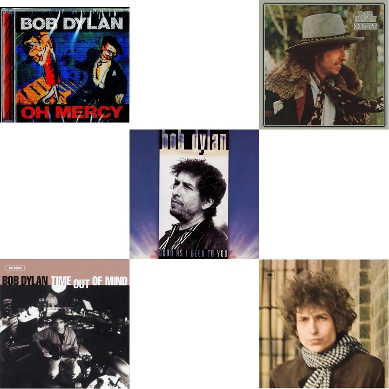Bob Dylan – Oh Mercy & Time Out Of Mind & Good As I Been To You & Desire & Blonde On Blonde – CD Bundle