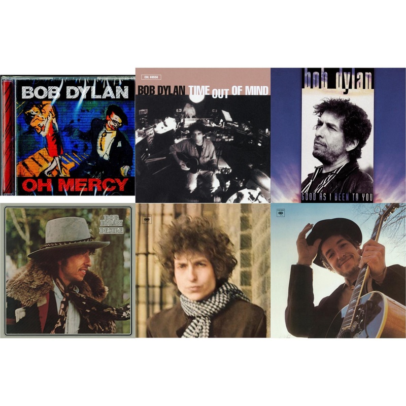 Bob Dylan – Oh Mercy & Time Out Of Mind & Good As I Been To You & Desire & Blonde On Blonde & Nashville Skyline – CD Bundle